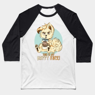 The Cutest Japanese Dog 2 - Bubble team Time - This is my Happy Face! Baseball T-Shirt